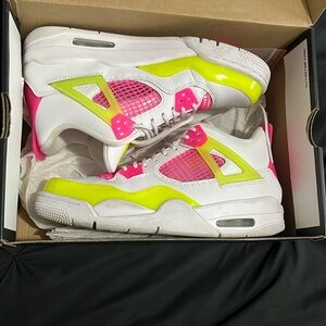 Nike Kids Sneakers White/Pink/Yellow